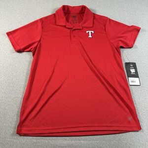 Texas Rangers Polo Shirt Men's Small‎ Red '47 Brand MLB NWT